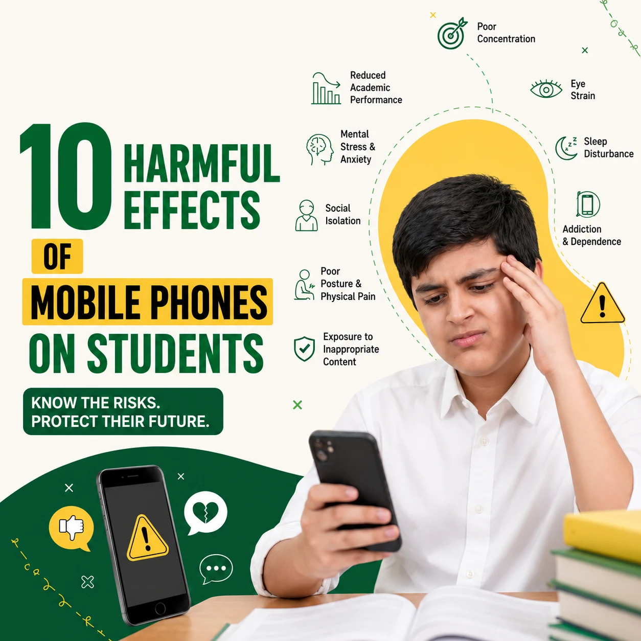 10 Harmful Effects of Mobile Phones on Students
