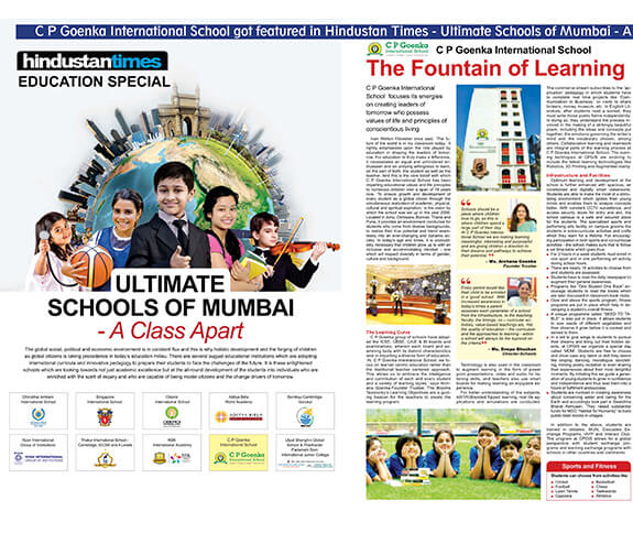 CP Goenka International School - Hindustan Times