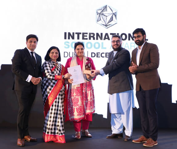 Award at International School Awards Dubai